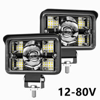 Đèn led vuông LYMOYO 78W 12V 24V chống nước gắn xe tải địa hình SUV