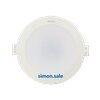 Đèn LED Wave Downlight âm trần ánh sáng trung tính 8W Simon N03E0-1017