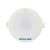 Đèn LED Wave Downlight âm trần ánh sáng trắng 8W Simon N03E0-1018