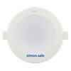 Đèn LED Wave Downlight âm trần Ø120-130 12W 6000K Simon N03E0-1021
