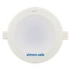 Đèn LED Wave Downlight âm trần ánh sáng vàng 12W Simon N03E0-1019