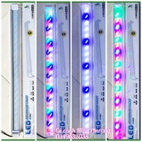 Đèn led wrgb 6 hàng bóng, 3 CHẾ ĐỘ MÀU cho bể cá 80cm đến 140cm