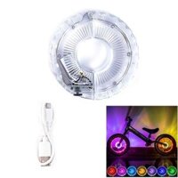 Đèn Led Xe Đạp Trẻ Em Gắn Trang Trí Trục Xe Đạp Sạc Điện Usb Chống Nước Cao Cấp Nhiều Chế Độ Sáng Nổi Bật