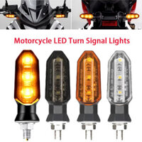 Đèn LED Xe Máy Bật Tín Hiệu 8 Mm Mini Nhấp Nháy Đèn Dành Cho Xe Honda CBR500R CBR650F CB500X CRF250L MSX125 12V Moto Chỉ Báo