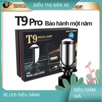 Đèn led xe máy đèn trợ sáng xe má T9 Pro-2024 Đèn Pha Led Bi Cầu LED bản H4 siêu sáng cho xe máy / ô tô/xe tải