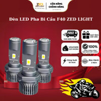 Đèn LED Xe Máy Ô Tô F40 ZED LIGHT Chân H4 Siêu Sáng 50W 12 24V Bảo Hành 2 Năm ZED LIGHT VIỆT NAM