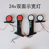 Đèn LED Xe Tải Đèn Rộng 24V Hai Mặt Đèn Báo Hồ Sơ Ánh Sáng Eo Đèn Báo Ánh Sáng Cao Bình Dầu Ô Tô Hai Chiều Bên Ánh Sáng Ánh Sáng