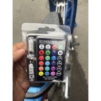 Đèn led xi nhan demi đổi màu có remote