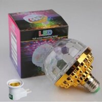 Đèn LED Xoay 7 Màu Sân Khấu, Vũ Trường 💖FREESHIP💖 Đèn LED Xoay Nháy Chớp Theo Nhạc Nội Địa Trung PoyPoy