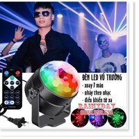 Đèn led xoay 7 màu vũ trường nháy chớp theo nhạc bay phòng sân khấu cảm ứng nhạc có điều khiển