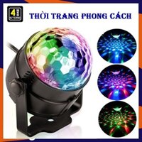 Đèn Led Xoay Trang Trí 7 Màu Cảm Biến Theo Nhạc - Đèn Sân Khấu, Phòng Karaoke Xoay 360 Độ , Bóng Đèn DFG