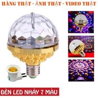 Đèn Led Xoay Vũ Trường Laser 7 Màu, Đèn Sân Khấu, Vũ Trường, Bar, Dành Cho Dân Bay, Tặng Kèm Đuôi Cắm