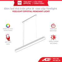 Đèn led Yeelight Crystal Pendant Light thả trần pha lê chiếu sáng chuyên nghiệp RGB đổi màu điều chỉnh độ dài