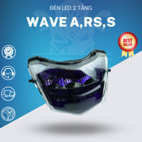 Đèn led Zhi.Pat 2 tầng Wave Alpha 50-100-110 chính hãng. Bảo hành 12 tháng