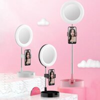 Đèn let LIVETRESM G3 thích hợp kèm gương trang điểm giá đỡ điện thoại tiên lợi