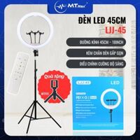 Đèn Livestream 45cm LJJ45 Đèn Livestream 3 Kẹp Điện Thoại Kèm Chân