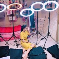 Đèn Livestream 45cm RL-18  3 kẹp,có điều khiển loại xịn .