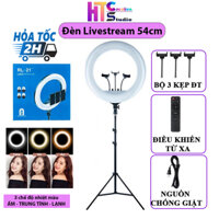 Đèn livestream cỡ lớn 54cm (RL21) có điều khiển từ xa nhiều chế độ kèm chân đèn Linco Zenith cao 2,1m