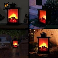 Đèn lò sưởi LED KOZEEY, Đèn ngọn lửa chạy bằng pin Đèn lồng Lửa trại Chiếu sáng ban đêm để trang trí Giáng sinh