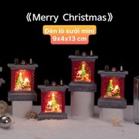 Đèn Lò Sưởi Mini Trang Trí Giáng Sinh