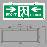 Đèn lối thoát Kentom KT-630 (1 mặt)