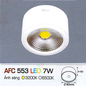 Đèn lon âm trần Anfaco AFC-553 - 7W