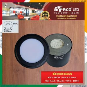 Đèn lon Anfaco AFC 644D - 3W