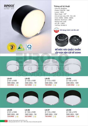 Đèn lon nổi Euroto LN-52