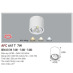 Đèn lon nổi led  AFC 647T