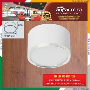 Đèn lon nổi led  AFC 649T 12W 1C