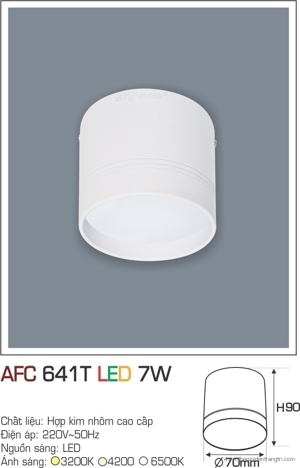 Đèn lon nôi LED Anfaco AFC-641T - 7W