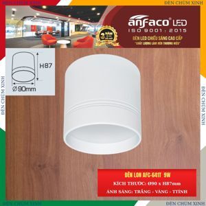 Đèn lon nôi LED Anfaco AFC-641T - 9W