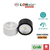 Đèn Lon Nổi,Đèn Ống Bơ LONstar  Mắt LED COB 7W,12W Tiết Kiệm Điện , Ánh Sáng Chân Thực