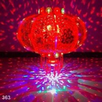 Đèn Lồng Cầu Điện Xoay 360 Chữ Nổi Lấp Lánh Tiếng Việt Mẫu Mới 2025 Trang Trí Tết