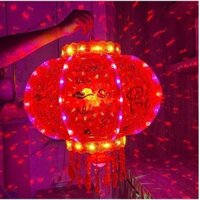 Đèn Lồng Điện Tử Đèn Led 3D/ Đèn Cầu Điện Tự Xoay  Đèn Lồng Led 3D Trang Trí Ngày Tết