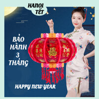 Đèn Lồng Điện Tử trang trí tết nguyên đán Đèn Led 3D/ Đèn Cầu Điện Tự Xoay Trang Trí Nhiều Màu