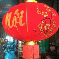 Đèn Lồng Đỏ Vải Nhung Sang Trọng Treo Trang Trí Tết - Nhiều Kích Cỡ