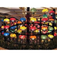 Đèn lồng hội an size 45cm, trang trí nhà hàng, khách sạn, đèn lồng trang trí tết, festival
