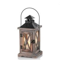 Đèn Lồng Màu Gỗ Mục 29X15Xh15Cm | Index Living Mall | Nhập Khẩu Thái Lan
