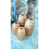 Đèn lồng mây tre đan 2 lớp