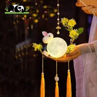 Đèn lồng mùa thu DIY có đèn LED Hanfu