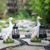 Đèn lồng năng lượng mặt trời vịt KORYES, Đèn ấm áp Tượng vịt ánh sáng mặt trời dễ thương, Đèn cọc sân vườn LED tiết kiệm năng lượng bằng nhựa Đèn cảnh quan năng lượng mặt trời Sân vườn