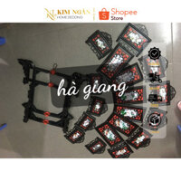 Đèn lồng nhựa giả gỗ size 60 đèn lồng trang trí nhà cửa lễ tết giá tại xưởng | KIM NGÂN