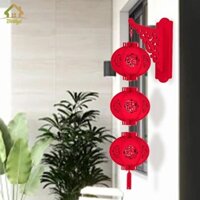 Đèn lồng Tết Nguyên Đán Bothyi Đồ trang trí năm mới của Trung Quốc có tua rua