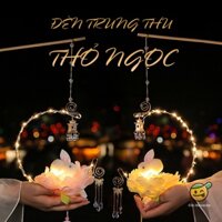 Đèn lồng thỏ ngọc phát sáng handmade