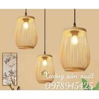 Đèn lồng trang trí mây tre, đèn tre trang trí đẹp