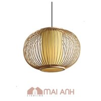 Đèn lồng tre đan phi 20cm trang trí quầy pha chế tiệm Phúc Long coffee and Tea SG
