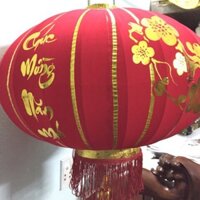 Đèn lồng treo tết dài 80cm ảnh thật