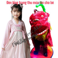Đèn lồng trung thu múa lân - Đồ chơi trung thu 2023 cho bé - Tạo lễ hội sắc màu và vui tươi