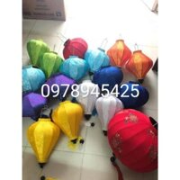 Đèn lồng vải hội an đèn lồng hội An trang trí size 45cm khách sỉ ib shop báo giá đẹp